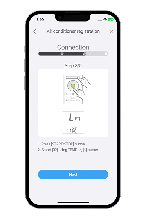 Press the WPS button on the WLAN router that you are connecting to. Refer to the operating manual of the WLAN router for the location of the button and how to press it.