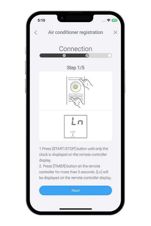 Press the WPS button on the WLAN router that you are connecting to. Refer to the operating manual of the WLAN router for the location of the button and how to press it.