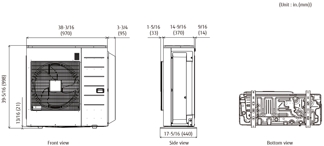 Outdoor Units - Dimensions